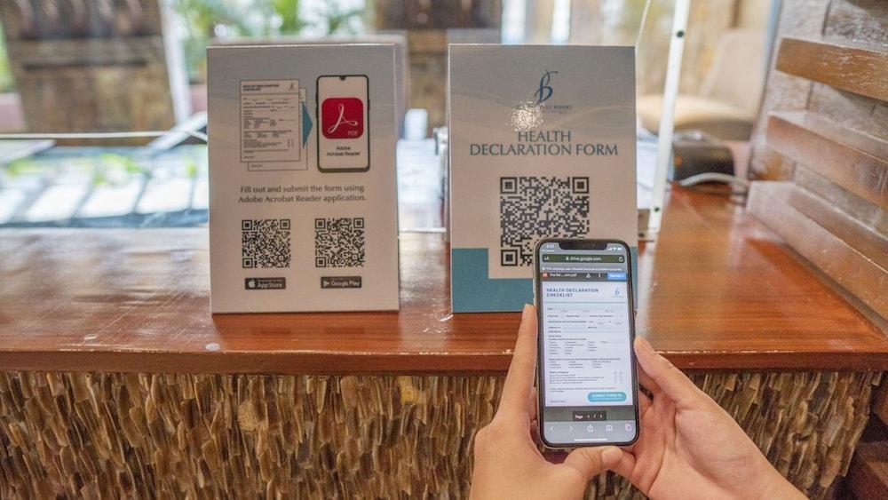 The Bellevue Resort Panglao Esterno foto QR code check-in system